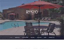 Tablet Screenshot of myranchocarreraapartments.com